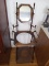 Mahogany Style Wash Bowl and Pitcher Stand with Mirror