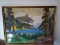 vintage Paint by Number, framed