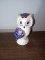 Handpainted Pottery Owl Figure