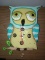 Novelty Owl Wall Clock