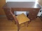 Vintage Mahogany Knee Hole Desk with Cahir