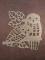 MCM Plastic Owl Wall Hanging