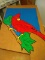 Nylon Garden Flag - Red Cardinal