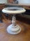 Contemporary 2-Faced Owl Glass Top Table