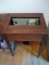 Vintage Sears Sewing Machine with Cabinet