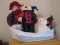 BL - Novelty Fabric, Snowman Figures, Snow Cotton
