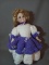 Porcelain Baby doll with Crocheted Dress