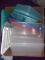 BL - Plastic Storage Container and Shoe Boxes