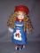 Porcelain Doll, Girl in Snow Outfit