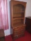 Wooden Chest with Book Case