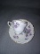 Handpainted Japan Teacup Purple Violet