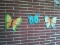 Collection of 3 Metal Butterflies