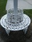 Vintage Wrought Iron Circular Bench