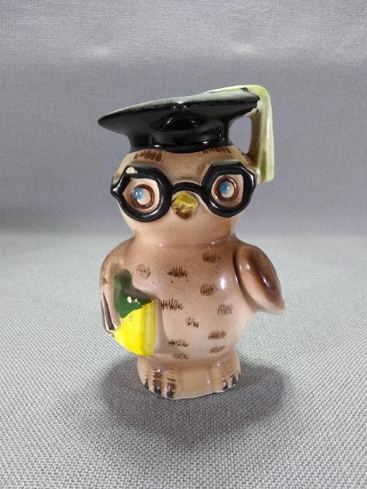 Vintage Owl Ceramic Graduate Owl