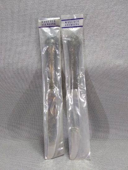Pair of Wallace Sterling Silver Handled Knives