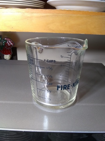 2-cup fireking Measure