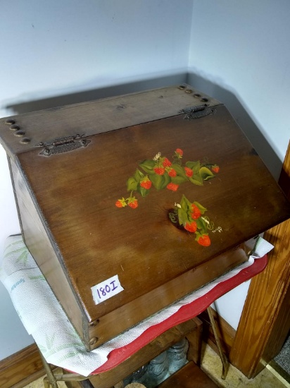 Custom Pine and Decopauged Bread Box