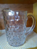 Vintage clear Fostoria Pitcher
