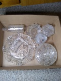 BL-  assorted Clear Glassware