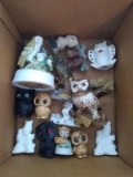 BL - Assorted Owl Figurines