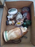 BL - Assorted Owl Figurines
