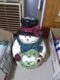 Ceramic Snowman Cookie Jar