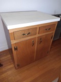 Custom Wooden and Laminate top Cabinet
