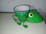 Novelty Metal Frog Flower Planter