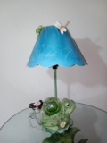 Novelty Resin Frog Lamp