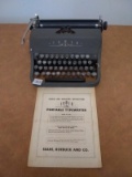 Vintage Portable Typewriter by Tower