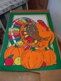Nylon Garden Flag - Thanksgiving Turkey