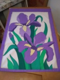 Nylon Garden Flag - Irises