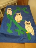 Nylon Garden Flag - Owls