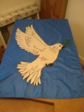 Nylon Garden Flag - White Dove