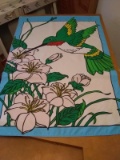 Nylon Garden Flag - Hummingbird