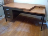 Commercial Metal Laminate Top Desk