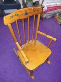 Vintage Wooden Child's Rocker