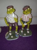 Pair of Novelty Reson Frog Golfers