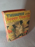 Vintage Little Big Book Thumper and the 7 Dwarves, Walt Disney 1944