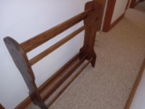 Custom Wooden Quilt Rack