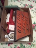BL - Wooden Sign, Chalkware, Novelty Items
