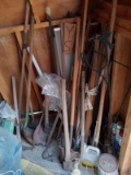 SHED - Corner Cleanout - Assorted Yard Tools