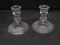 Pair EAPG Crystal Candlesticks