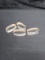 Collection 4 Sterling Silver Napkin Rings