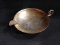 Sterling Silver Single Cigarette Ashtray with Advertising 