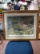 Framed and Double Matted Print-Wood Ducks and Wild Ginger