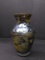 Studio Art Glass Reverse Painted Vase