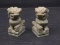 Pair Miniature Carved Stone Foo Dog Figure