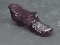 Fenton Iridescent Glass Shoe