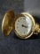 Gold Tone Turler Pocket Watch Pendant